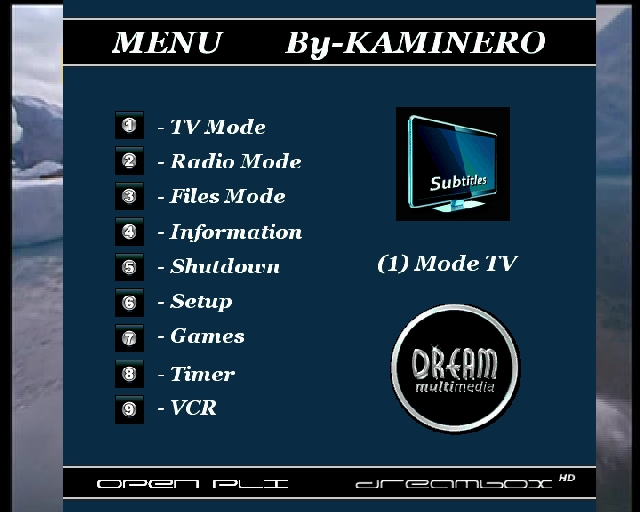 OpenPLi Turko_Skin BlackGlass HD_CCcam2.0.11_MGcamd1.38_Mod KAMINERO