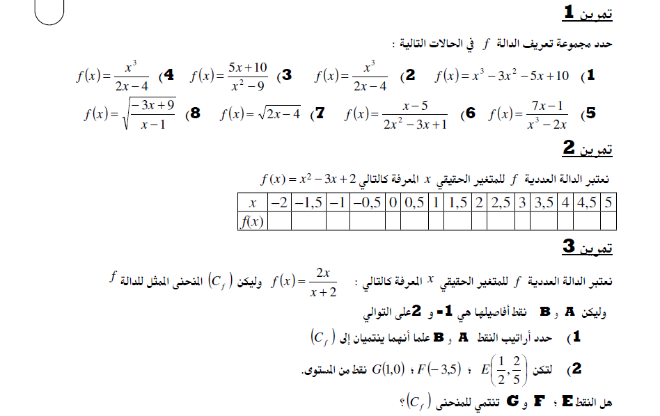 سلسلة الدالة العددية F1.201242182633